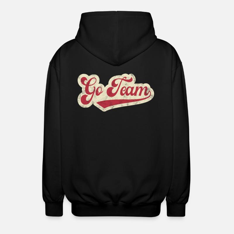 Aller à l’équipe - Veste à capuche unisexe - noir