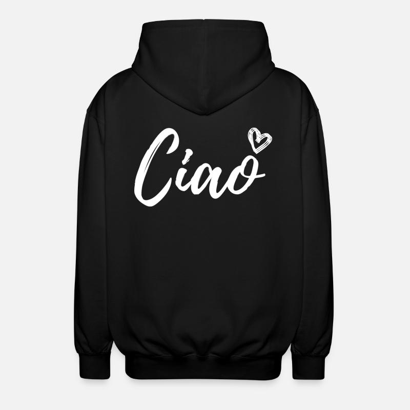 Ciao - Unisex Kapuzenjacke - Schwarz