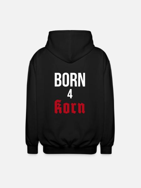 Born 4 seeds - Unisex Hooded Jacket - black