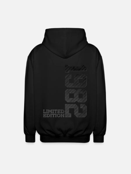 44TH BIRTHDAY LIMITED EDITION 1982 - Unisex Hooded Jacket - black
