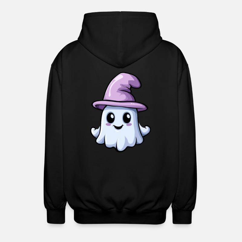 Magical Baby Ghost - Unisex Hooded Jacket - black