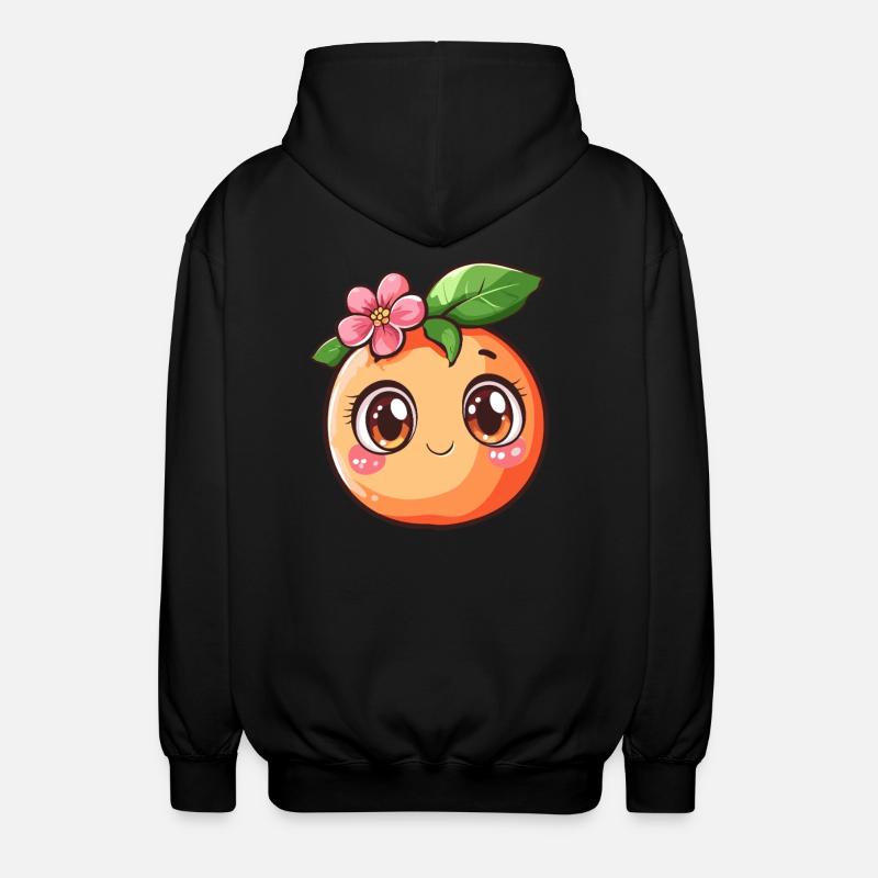 Pêche avec fleur - Veste à capuche unisexe - noir