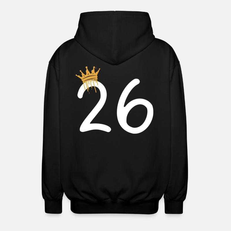 26 - Unisex Kapuzenjacke - Schwarz