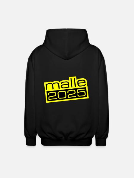 Malle 2025 - Unisex Kapuzenjacke - Schwarz