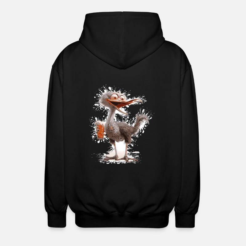 Strauss Bière Drôle - Veste à capuche unisexe - noir