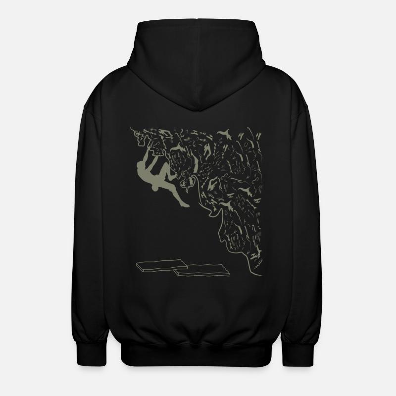 montée - Veste à capuche unisexe - noir