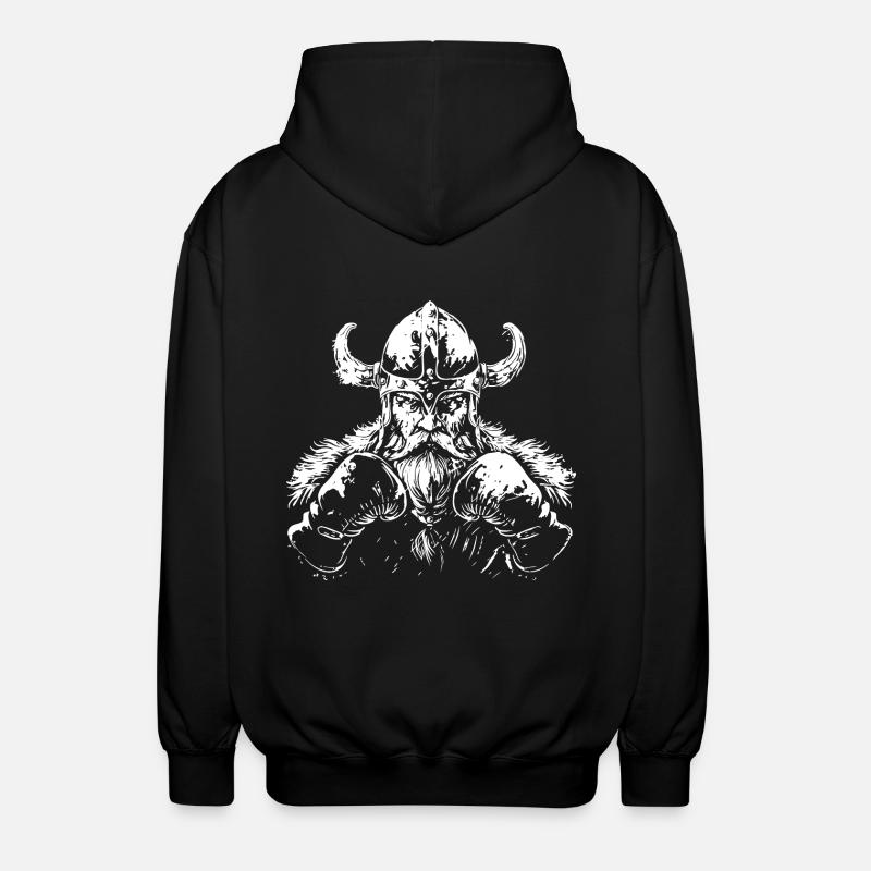Viking Boxe Combattante MMA - Veste à capuche unisexe - noir