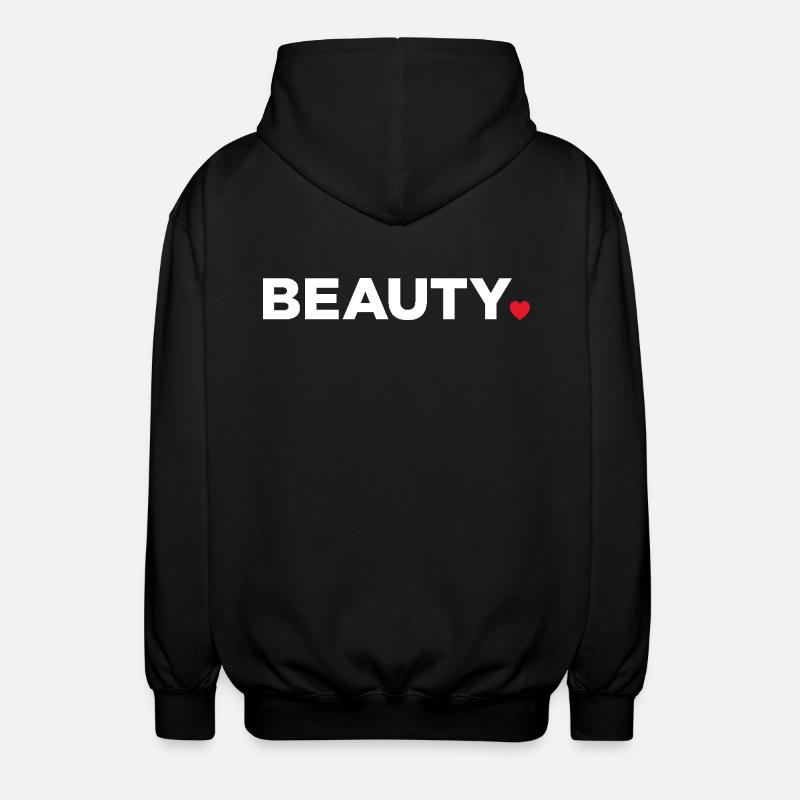 Beauté - Veste à capuche unisexe - noir