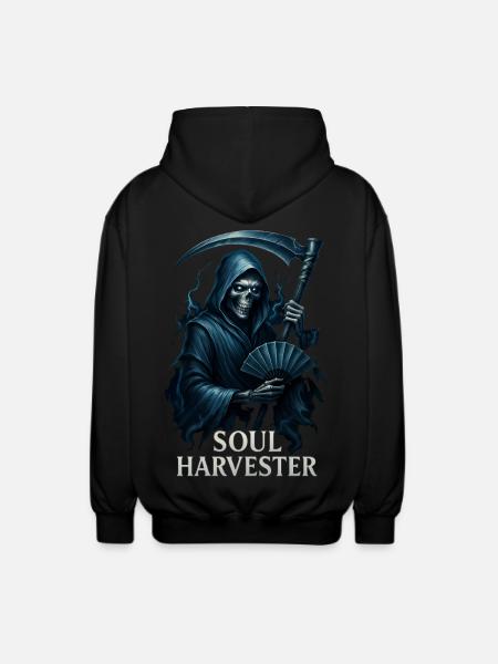 Faucheuse Moissonneur d’âmes - Veste à capuche unisexe - noir