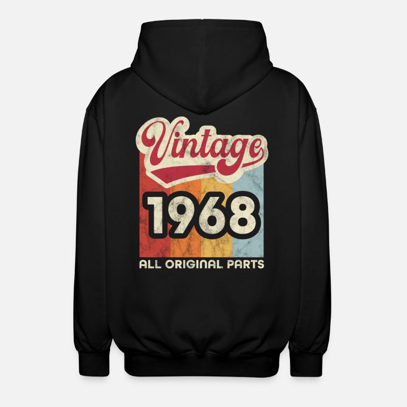 Millésime 1968 - Veste à capuche unisexe - noir