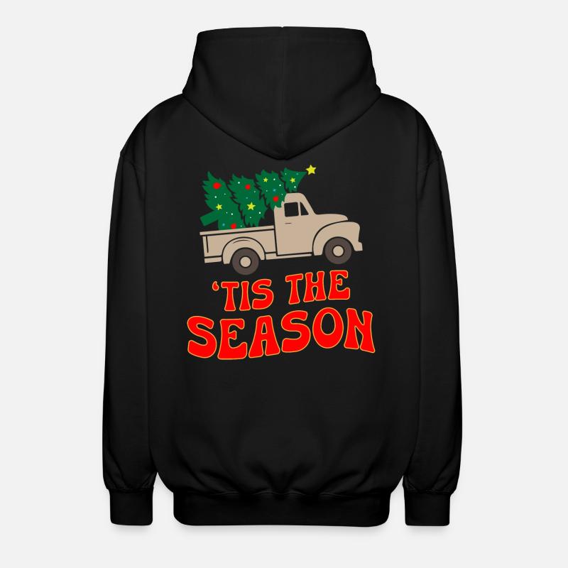 C’est la saison de Noël - Veste à capuche unisexe - noir
