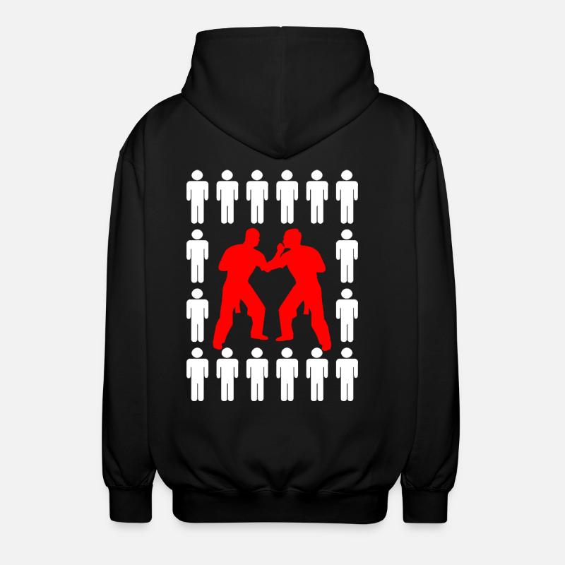Krav Maga - Veste à capuche unisexe - noir
