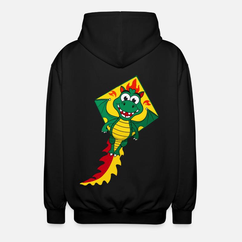 Cerf-volant mignon - Veste à capuche unisexe - noir