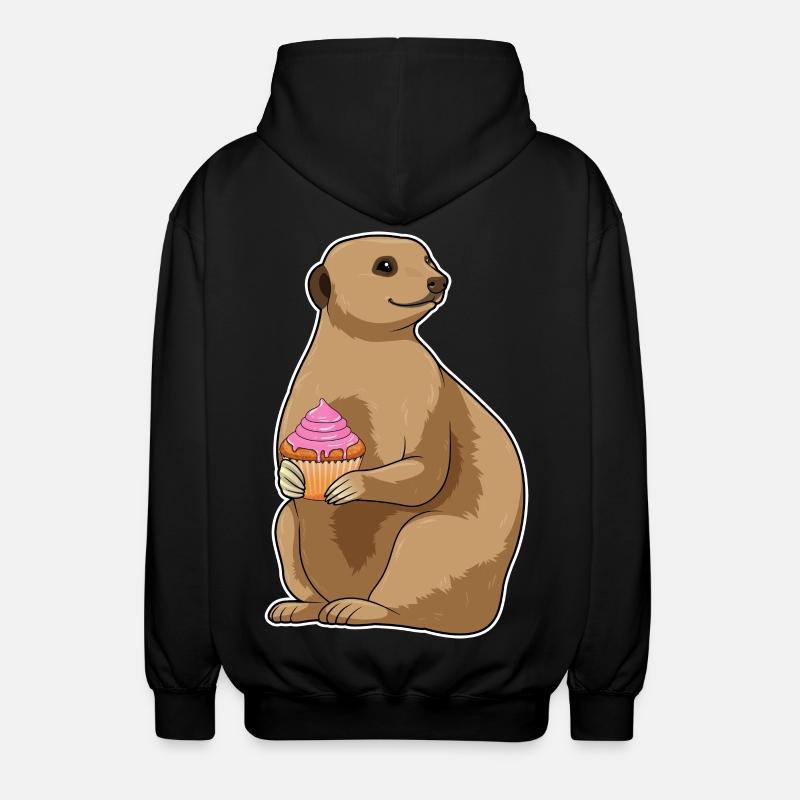 Muffin suricate - Veste à capuche unisexe - noir