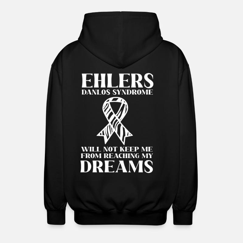 EDS HSD Ehlers-Danlos-Syndrom - Unisex Kapuzenjacke - Schwarz