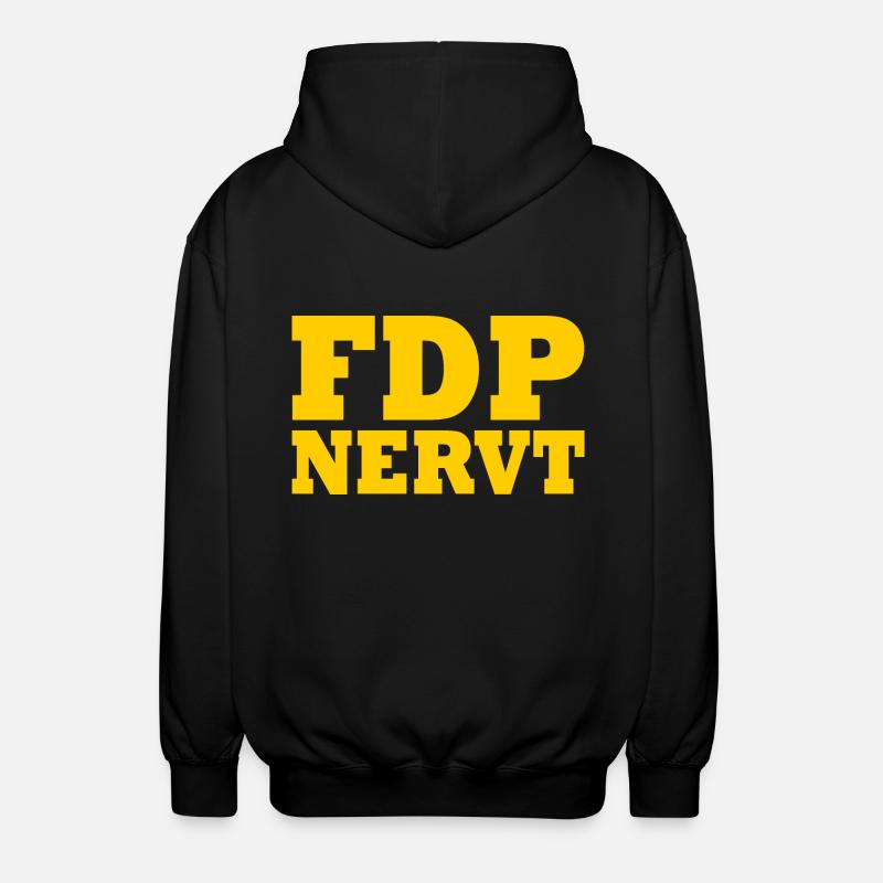 Fdp - Unisex Kapuzenjacke - Schwarz