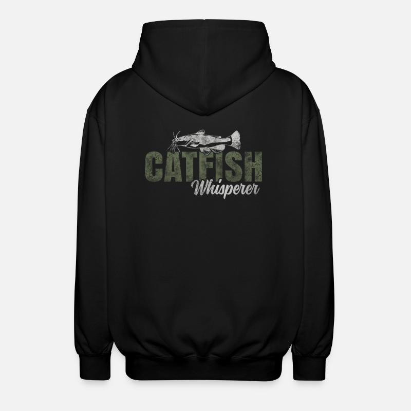 Chuchoteur de poisson-chat - Veste à capuche unisexe - noir