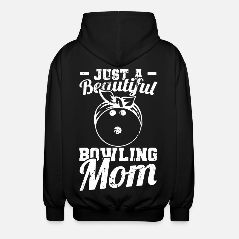 Bowling Mutter - Unisex Kapuzenjacke - Schwarz