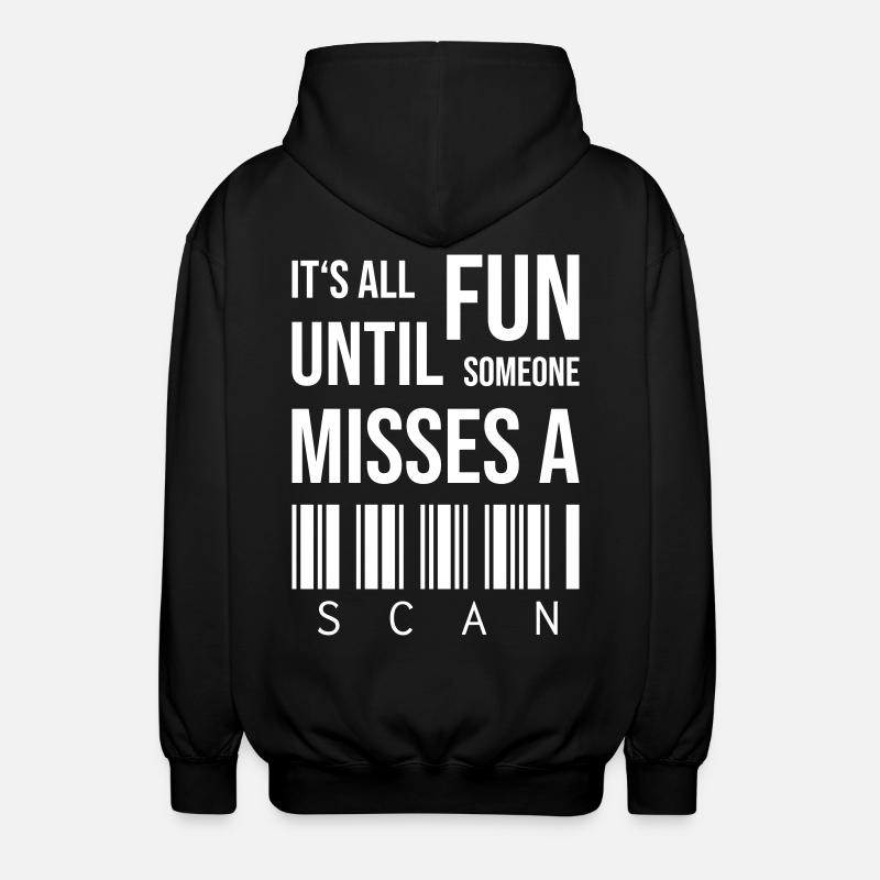 Tracking failed - Unisex Hooded Jacket - black
