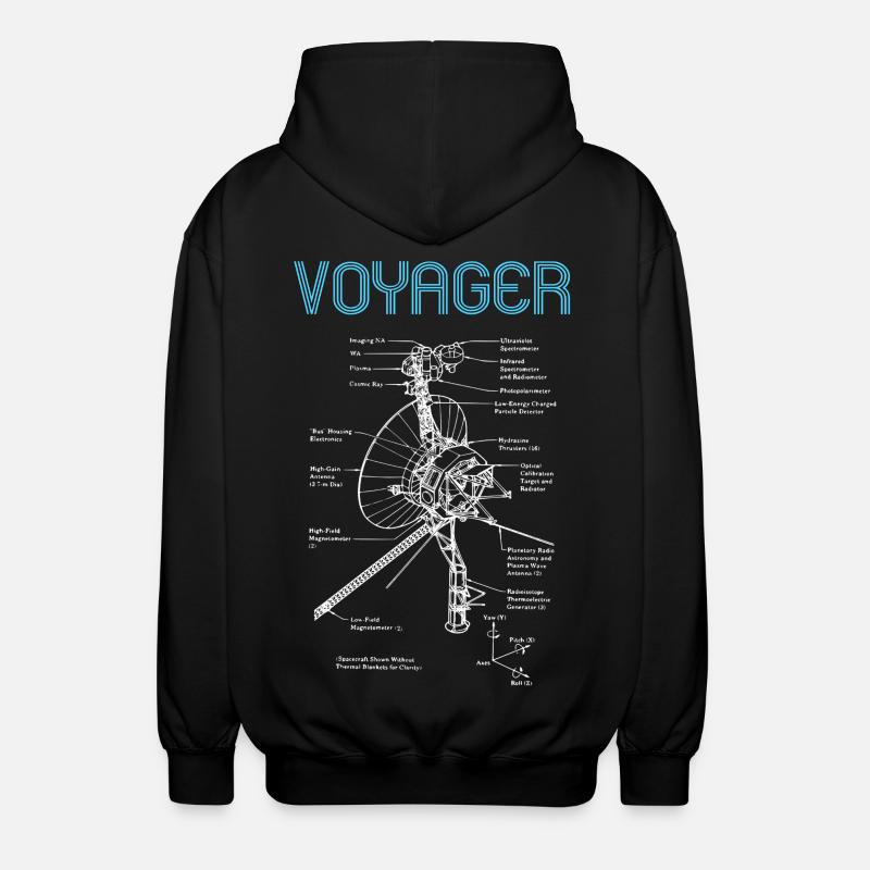 Voyager - Veste à capuche unisexe - noir