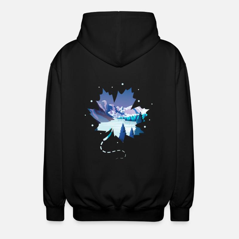 Canada - Unisex Hooded Jacket - black