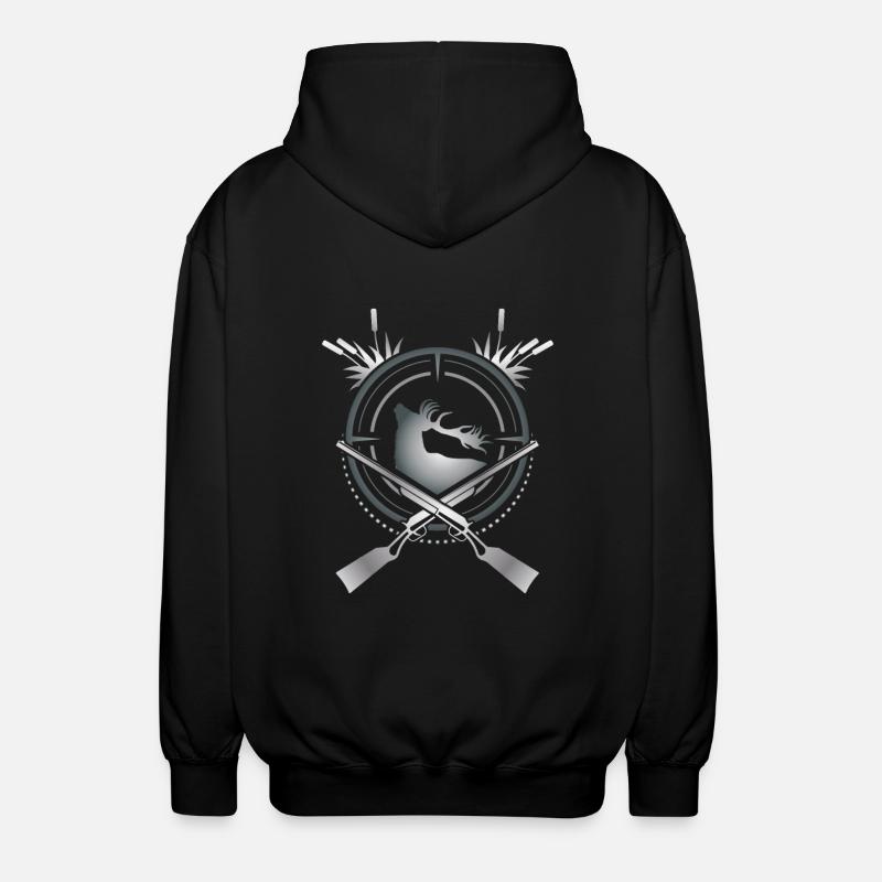 Deer hunter - Unisex Hooded Jacket - black