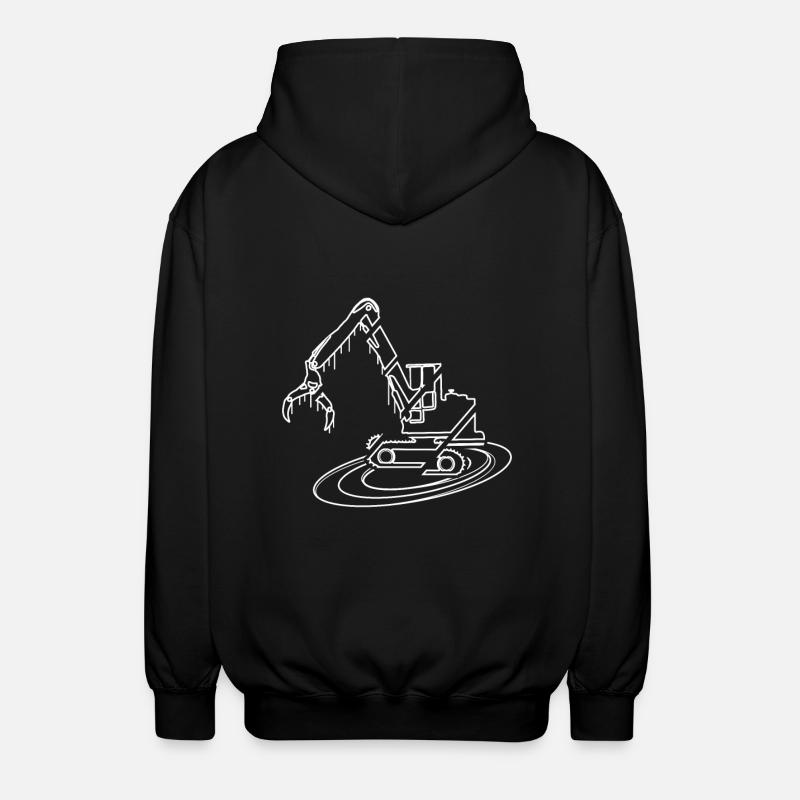 Moissonneuses - Veste à capuche unisexe - noir