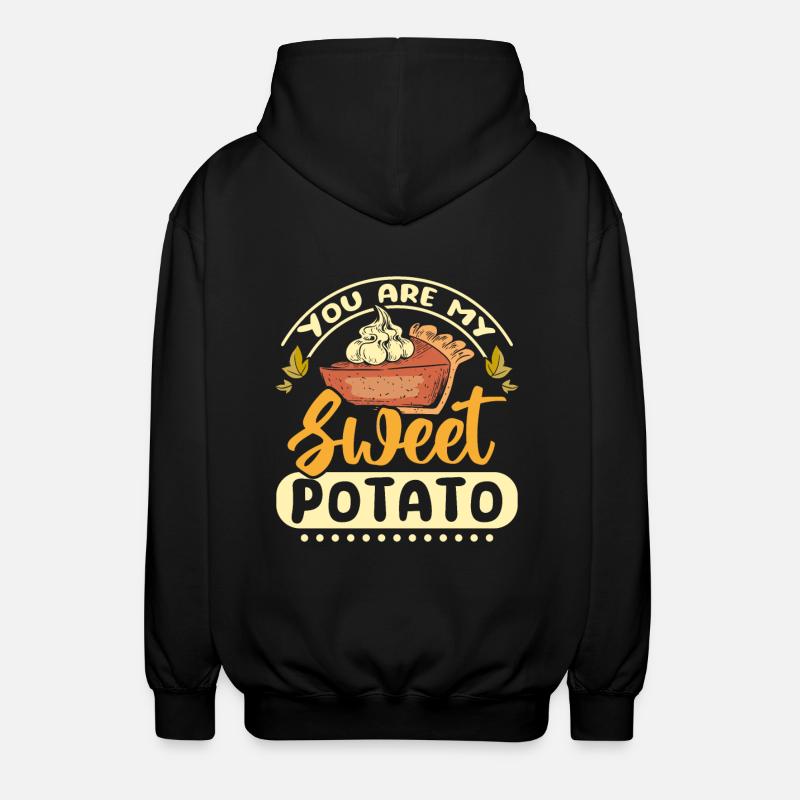 Tu es ma patate douce - Veste à capuche unisexe - noir