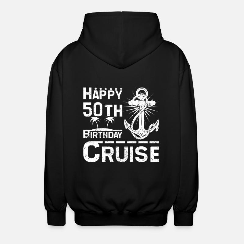 Bonne croisière 50e anniversaire - Veste à capuche unisexe - noir