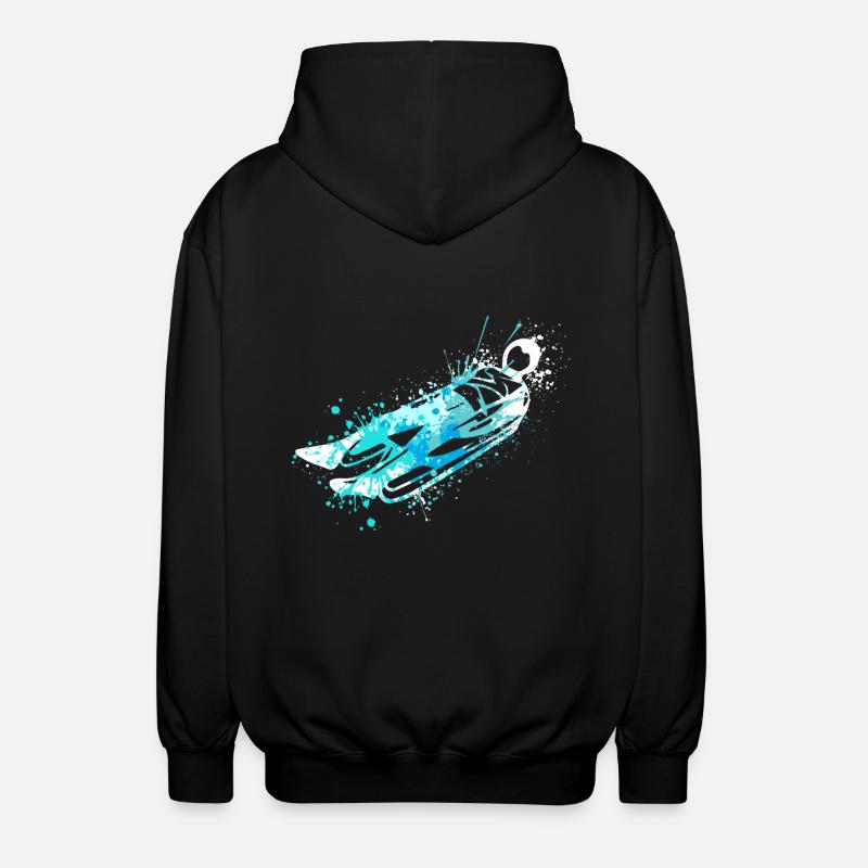 Splash Snow Luge Sled - Veste à capuche unisexe - noir