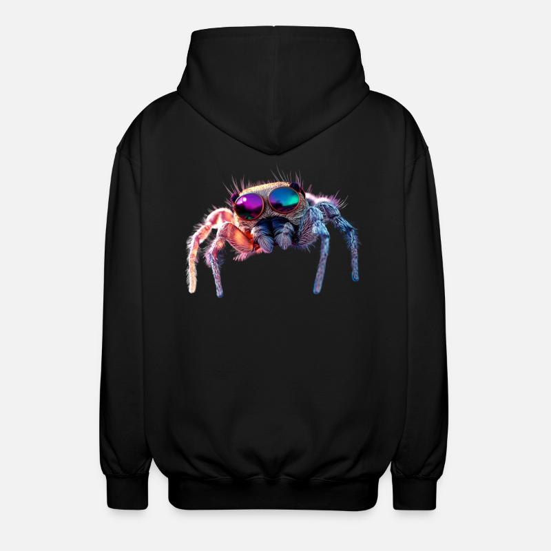 Araignée Tarentule Amour Arachnide Araignées - Veste à capuche unisexe - noir
