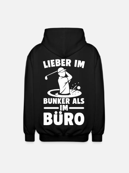 Mieux au bunker qu’au bureau - Veste à capuche unisexe - noir