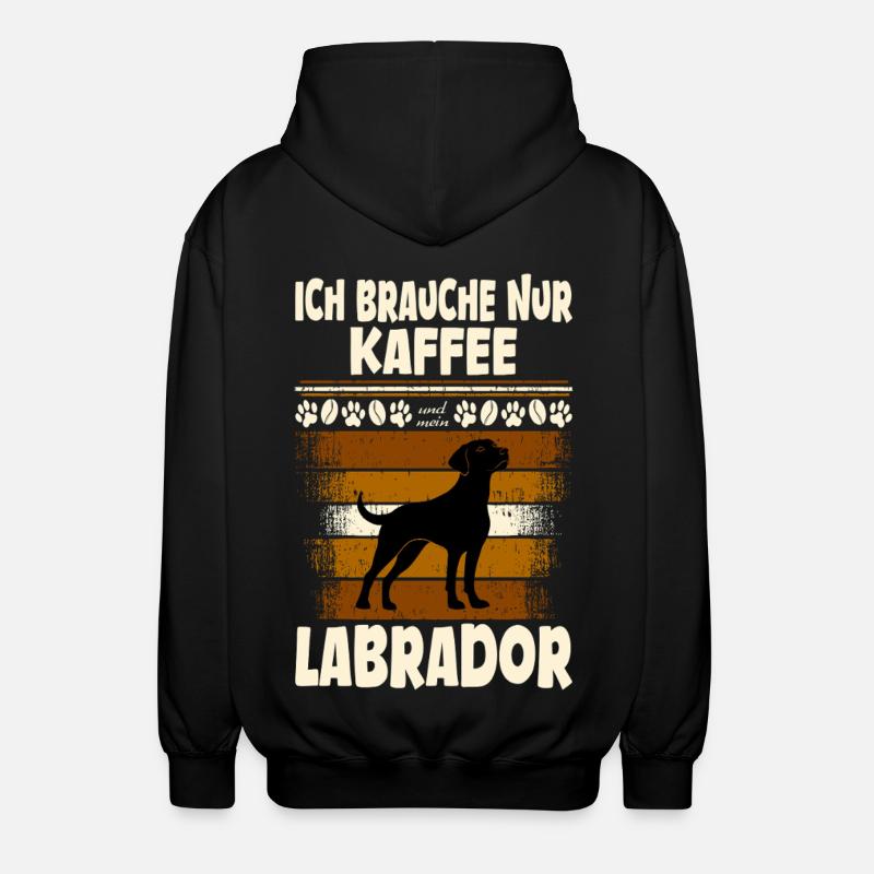Café du Labrador - Veste à capuche unisexe - noir