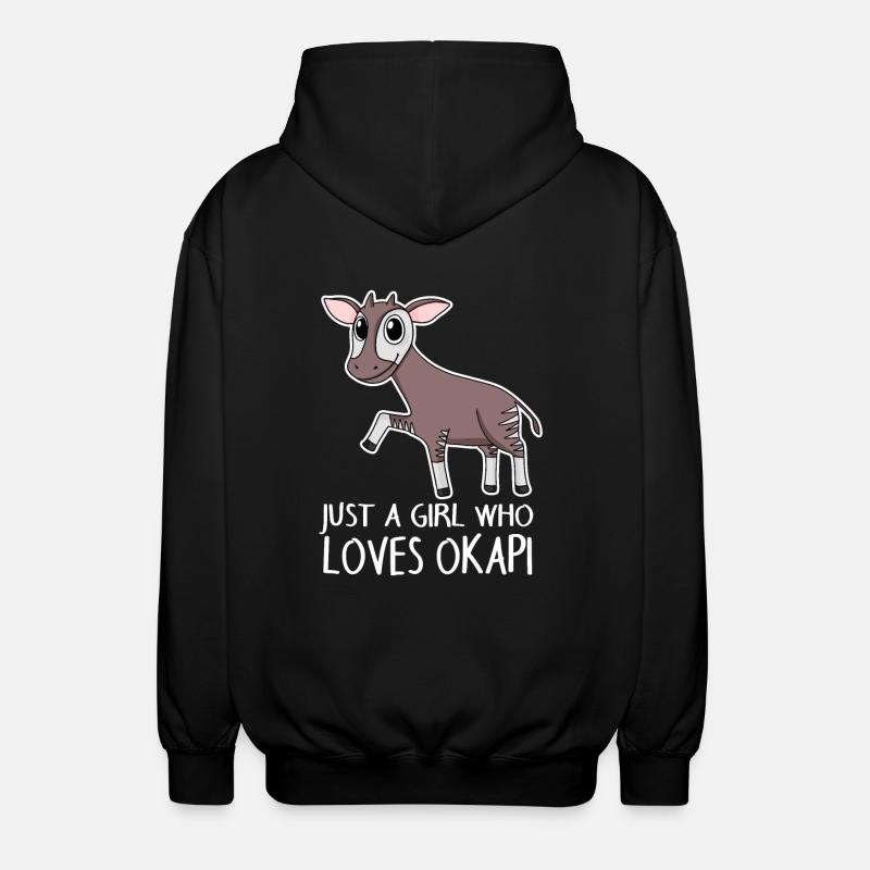 Okapi - Veste à capuche unisexe - noir