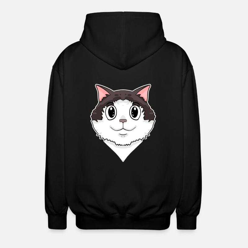 Chat Ragdoll - Veste à capuche unisexe - noir