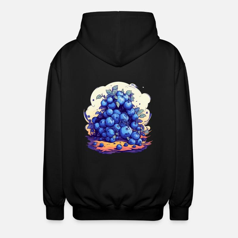 Myrtille - Veste à capuche unisexe - noir