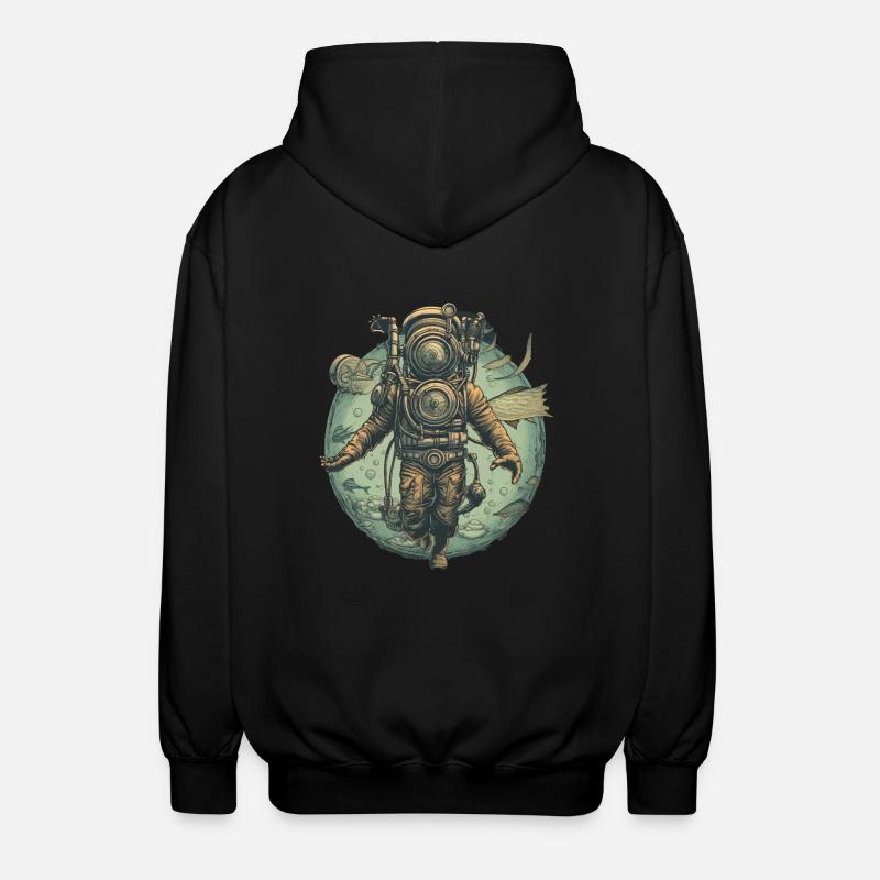Plongeur - Veste à capuche unisexe - noir