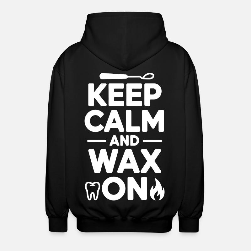 Dental Lab Technician Framework  - Unisex Hooded Jacket - black