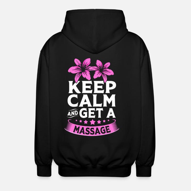 Massage - Unisex Kapuzenjacke - Schwarz