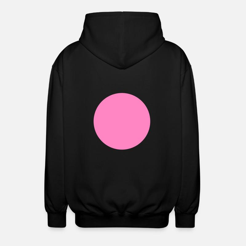 Cercle Symbole Rose - Veste à capuche unisexe - noir