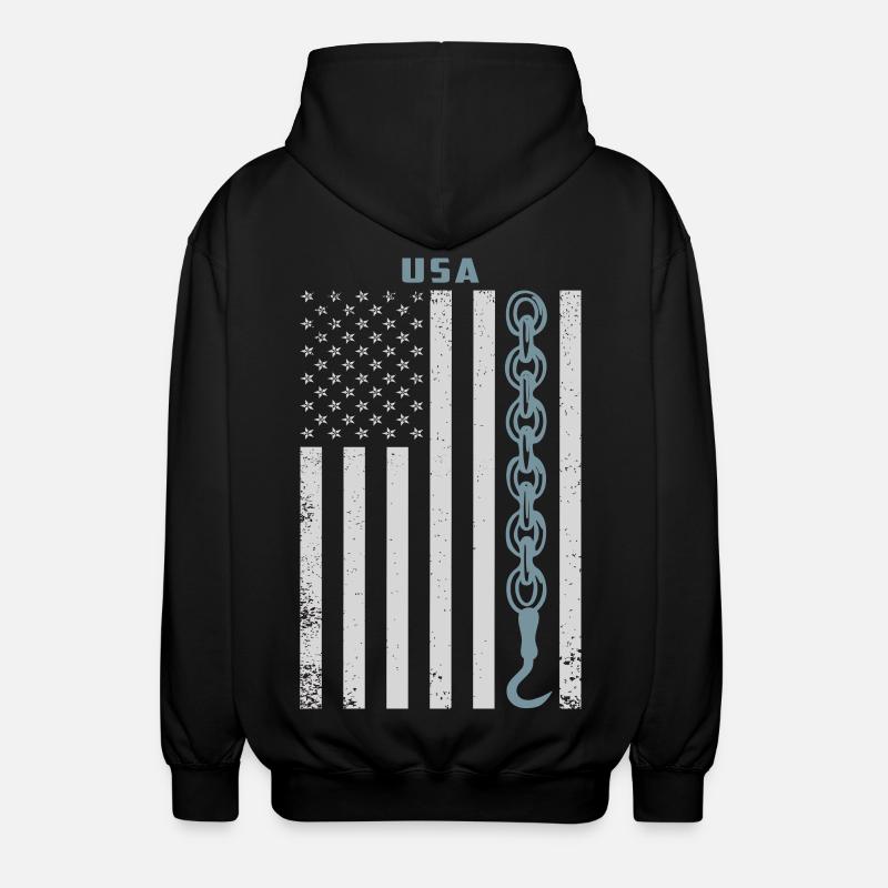 Breakdown service - Unisex Hooded Jacket - black