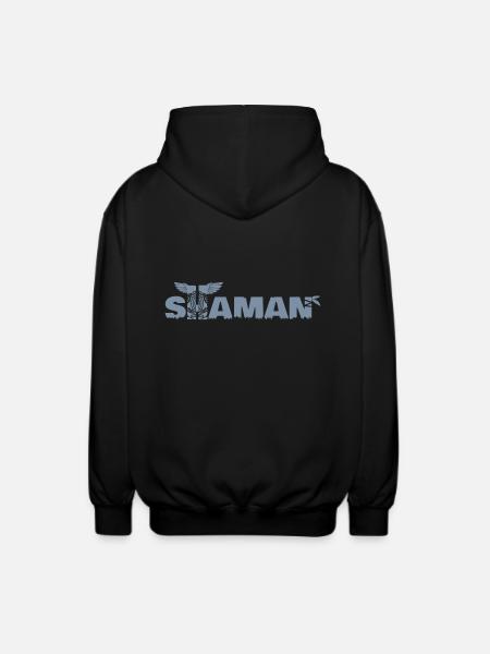 SHAMAN / CHAMAN - Unisex Hooded Jacket - black