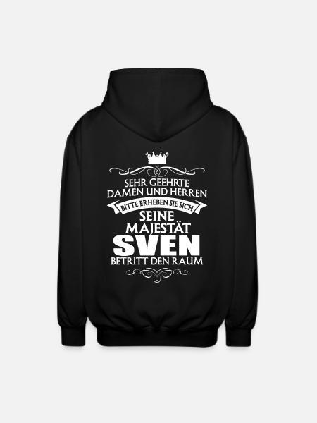 SVEN - Majestät - Unisex Kapuzenjacke - Schwarz