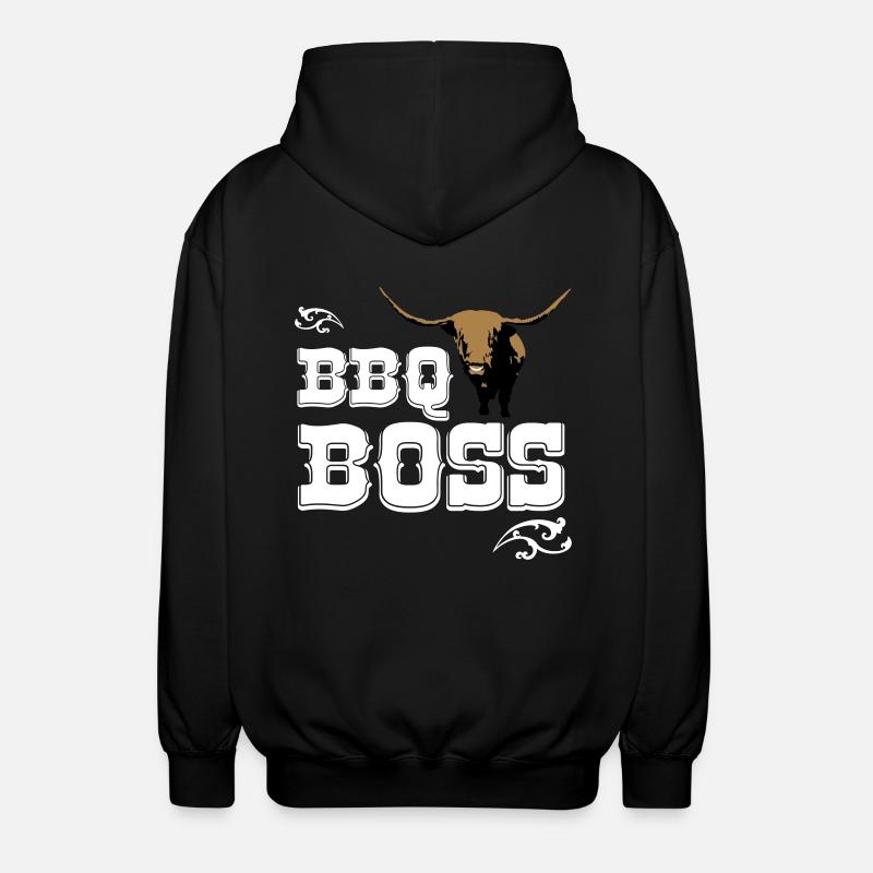 BBQ Boss - Veste à capuche unisexe - noir