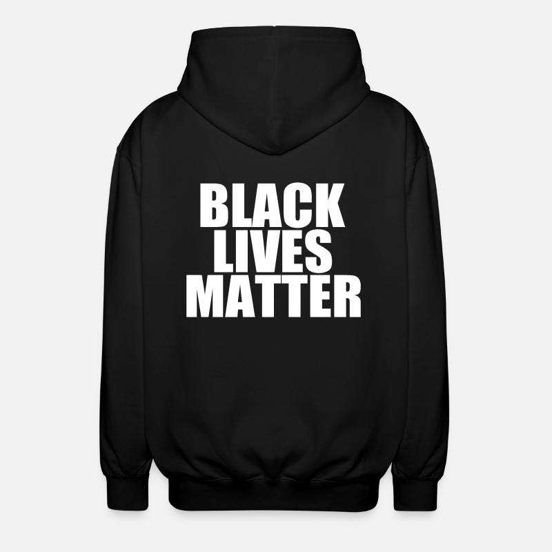 Les vies noires comptent - Veste à capuche unisexe - noir