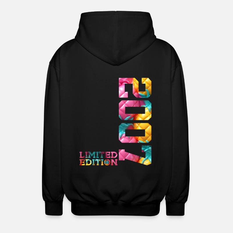 19TH BIRTHDAY LIMITED EDITION 2007 - Unisex Hooded Jacket - black