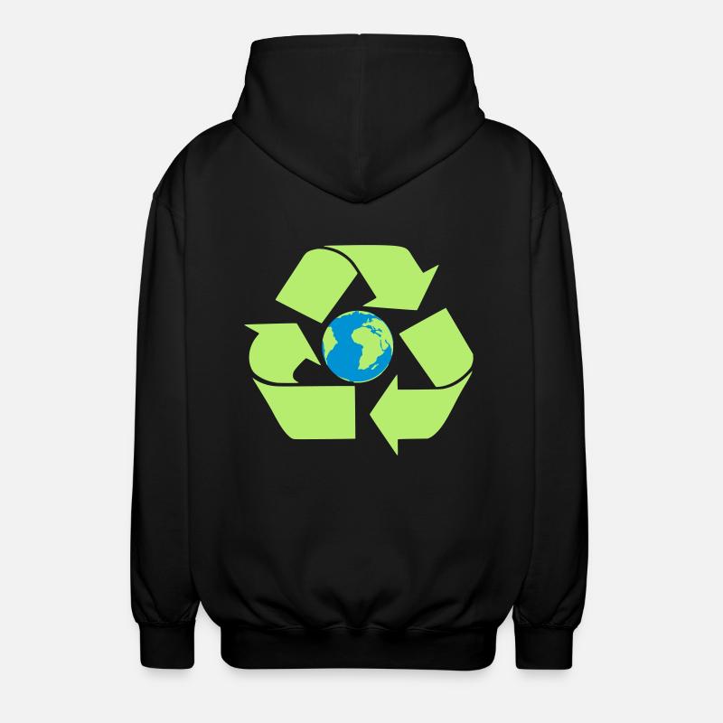Terre de recyclage - Veste à capuche unisexe - noir