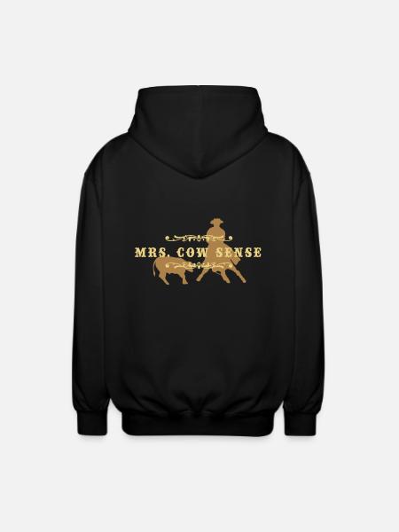 mrs_cowsense_neu - Unisex Kapuzenjacke - Schwarz