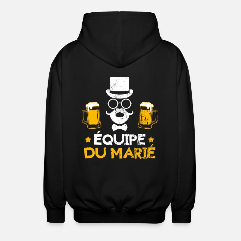 Équipe Du Marié – EVG Style Complice - Veste à capuche unisexe - noir