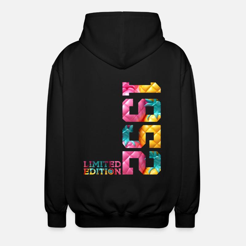 74E ANNIVERSAIRE ÉDITION LIMITÉE 1952 - Veste à capuche unisexe - noir
